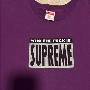 Supreme “Who the F*” Tee